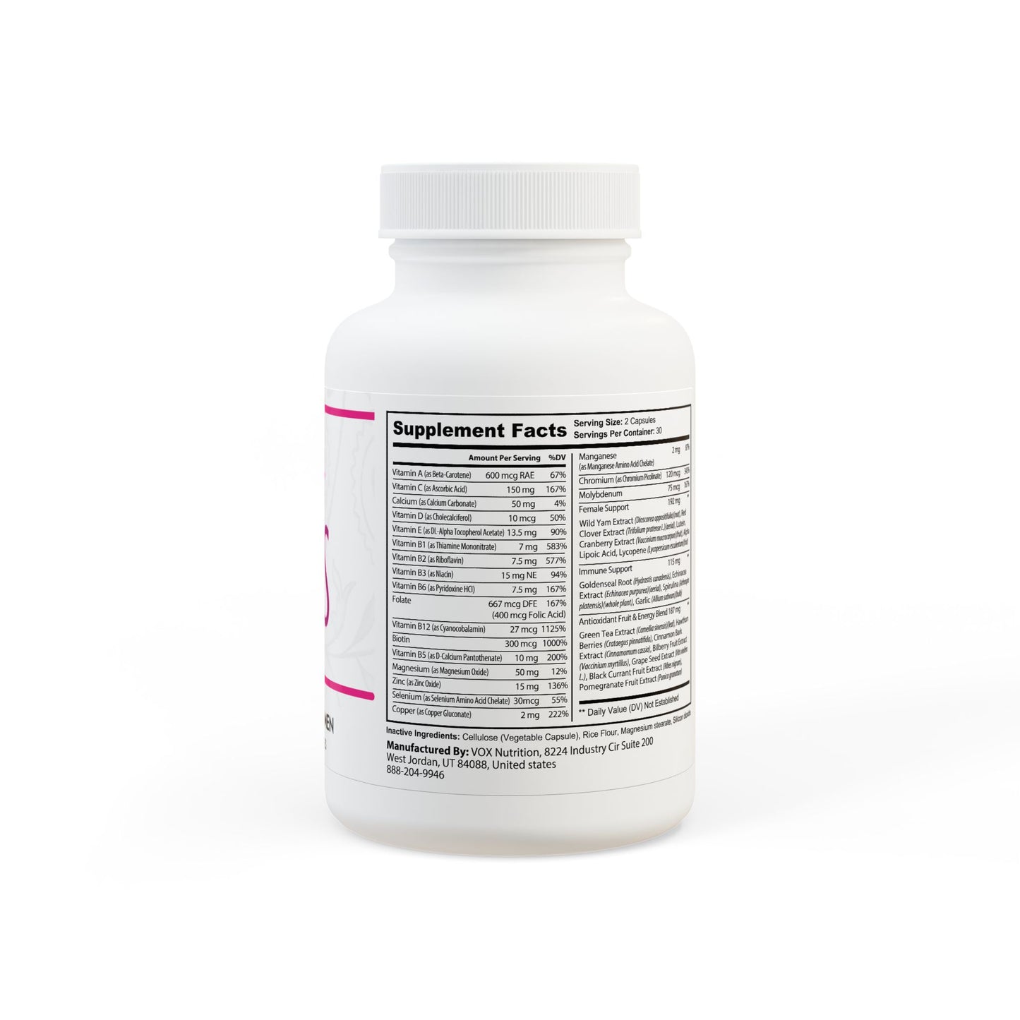 BASICS Multivitamin for Women Supplement